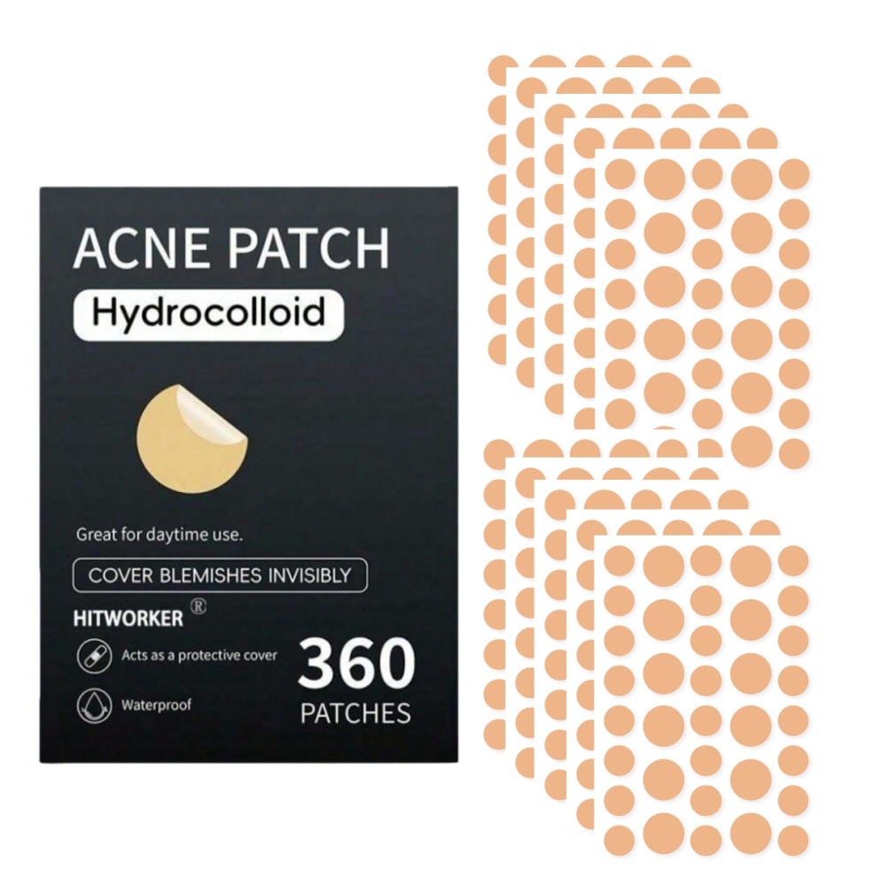 Skincare The Originote - แผ่นแปะสิว 360 ชิ้น/กล่อง - ปราศจากแอลกอฮอล์ ใช้ดูดซับสารสกัดจากสิว