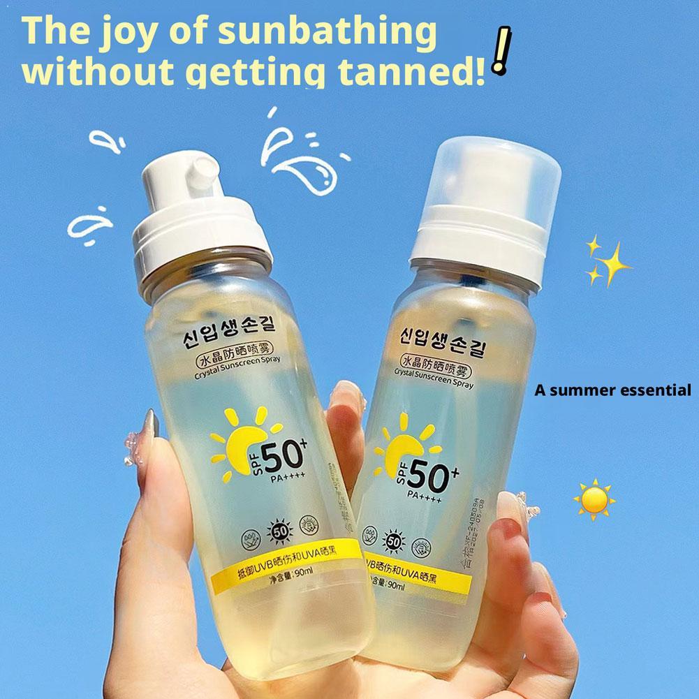 Spf 50 Sunscreen - สเปรย์กันแดดเกาหลี SPF 50+ เนื้อบางเบา มัลติเอฟเฟค ควบคุมความมัน