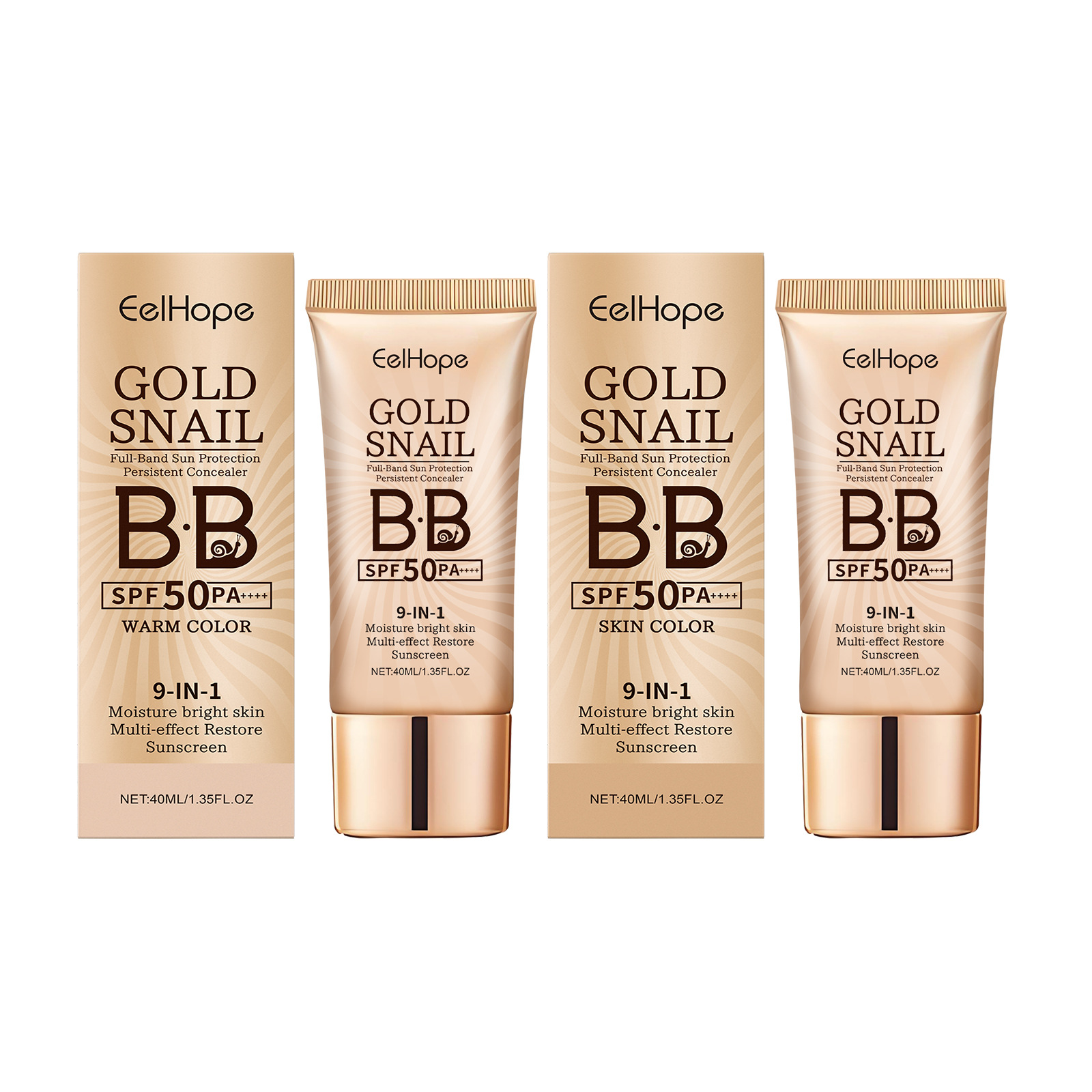 Gold Snail ครีมกันแดดบีบีครีม  - Spf 50 Sunscreen บทวิจารณ์และราคา