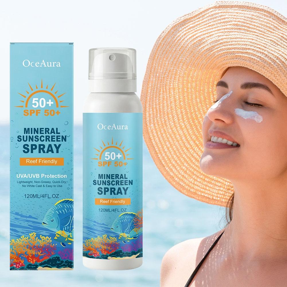 สเปรย์กันแดด SPF50+ ไม่เหนียวเ - Spf 50 Sunscreen บทวิจารณ์และราคา