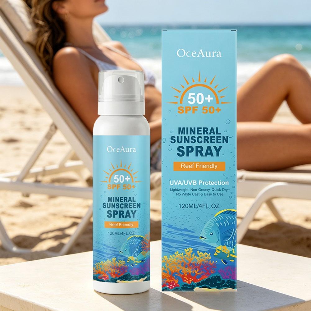 สเปรย์กันแดด SPF50+ ไม่เหนียวเ - Spf 50 Sunscreen บทวิจารณ์และราคา