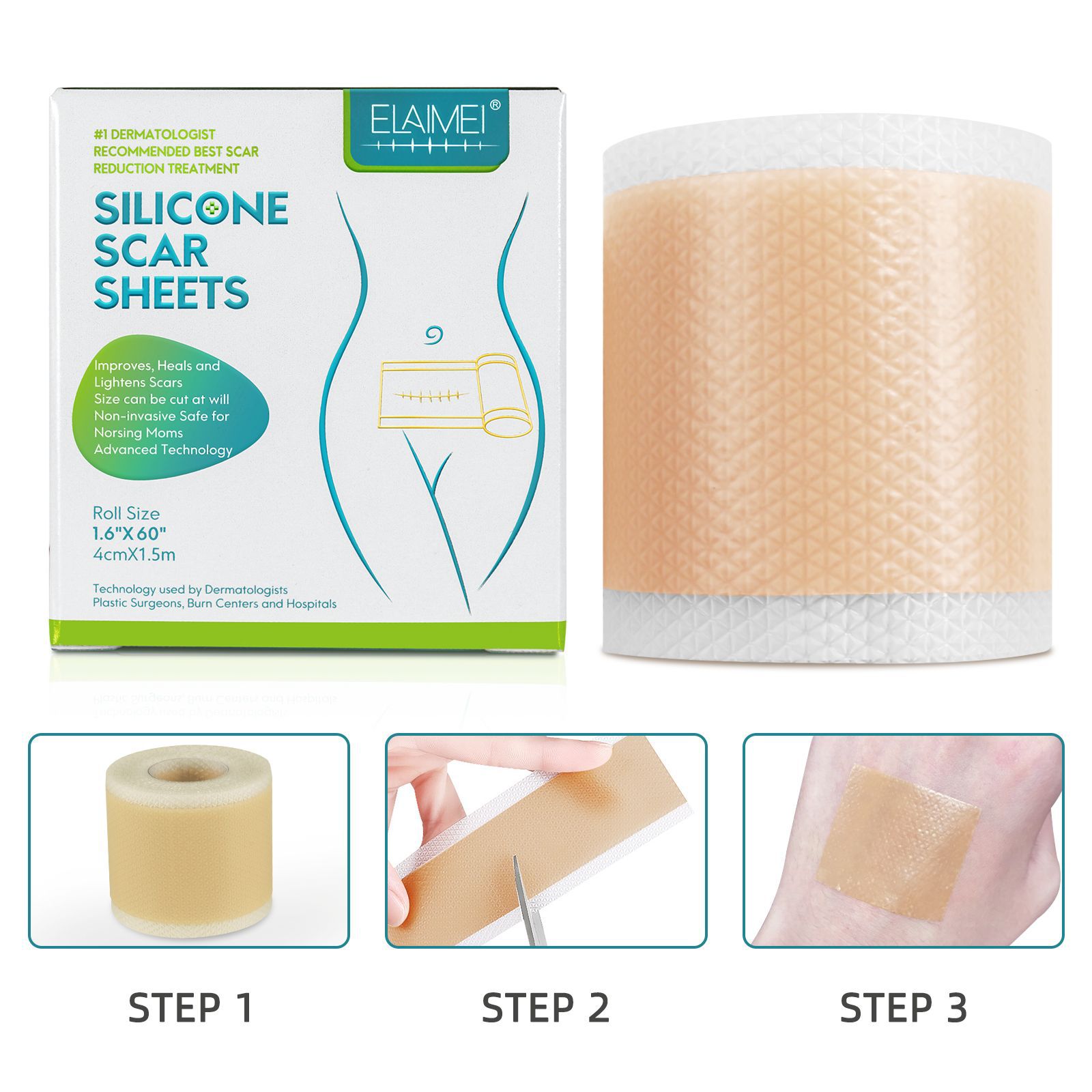 แผ่นซิลิโคนสำหรับรอยแผลเป็น ขน - Skincare X Beauty บทวิจารณ์และราคา