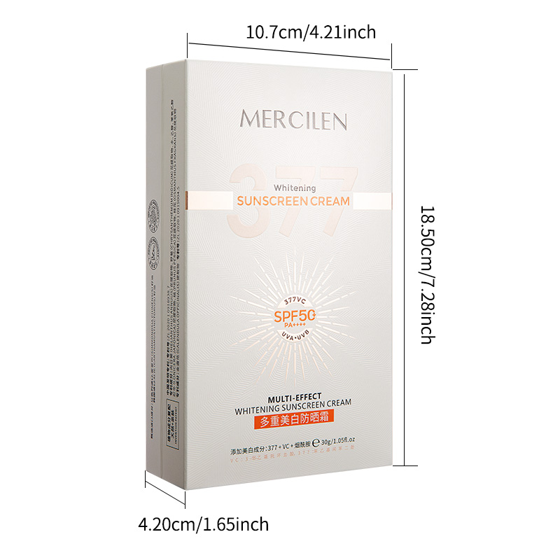 เมอร์ซิเลน ครีมกันแดดสำหรับผิว - Spf 50 Sunscreen บทวิจารณ์และราคา