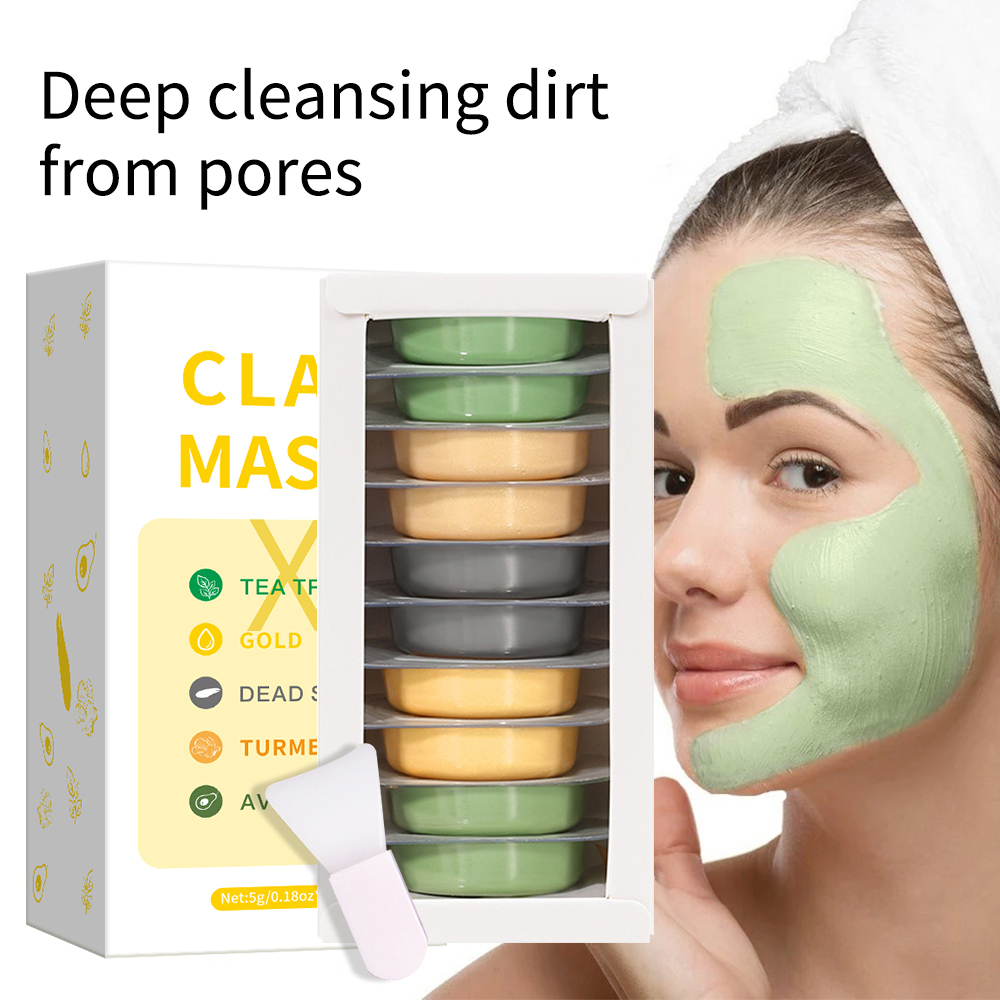 5g * 10pcs Clay Mud Mask ชุดกร - Mud Mask Kaolin บทวิจารณ์และราคา